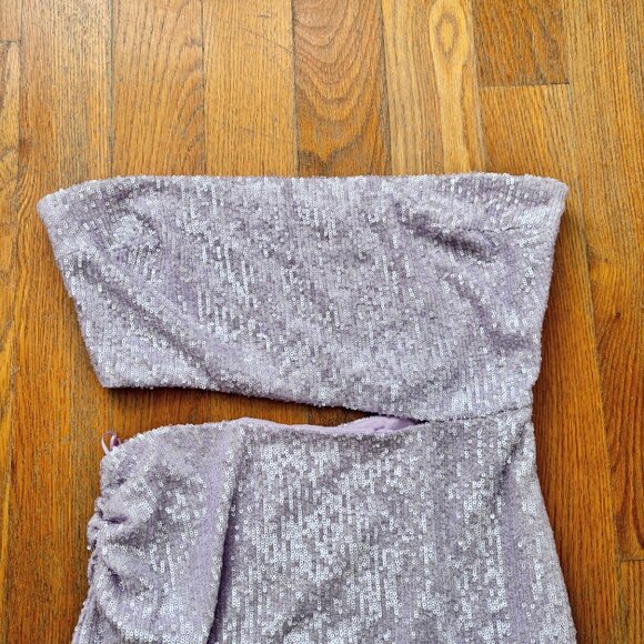 Amanda Uprichard Brinley Sequin Cutout Mini Dress - Picture 6 of 9
